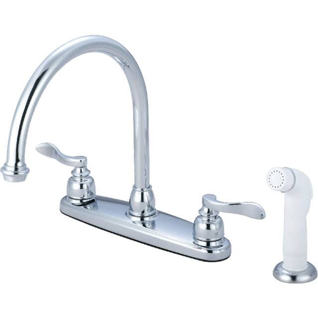 Kingston Brass KB8791NFL NuWave French Centerset Kitchen Faucet  Polis