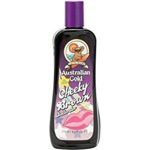 Australian Gold, CHEEKY BROWN Accelerator Dark Natural Bronzers, Tanning Bed Lotion 8.5 oz