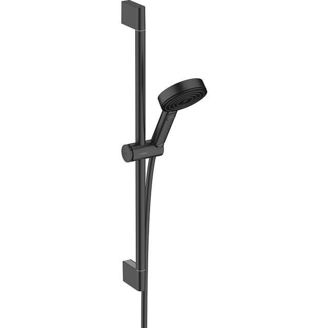 hansgrohe Pulsify Select S Duschset 105 3jet Relaxation EcoSmart med duschstång 65 cm Matt svart, 24161670