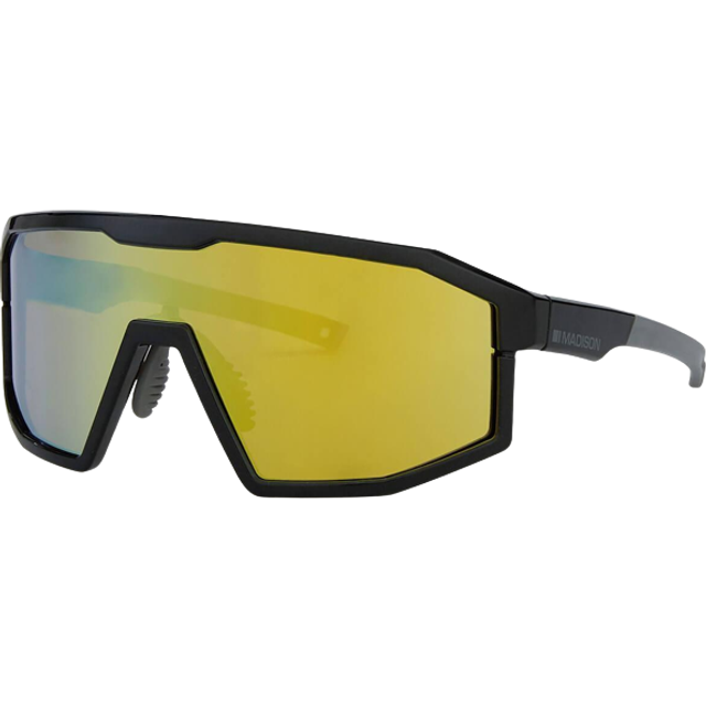 Madison Enigma Sunglasses - Black Frame / Bronze Mirror Lens - Black/brown