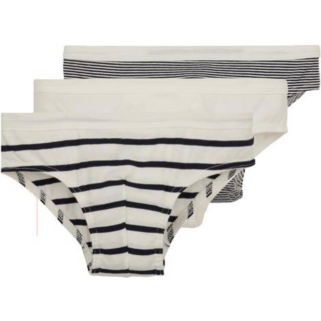 Pack of 3 Briefs by Petit Bateau white