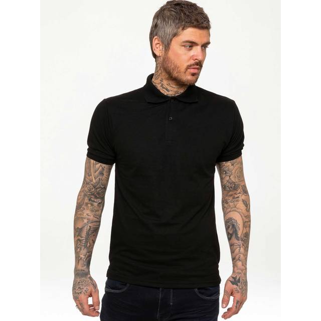 Kruze mens polo t shirts short sleeve regular fit tee shirt golf casual work top