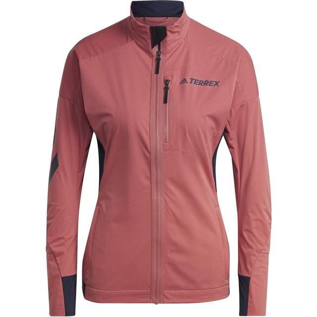 Adidas Women's Terrex Xperior Cross-Country Ski Soft Shell Jacket Wonred, XS