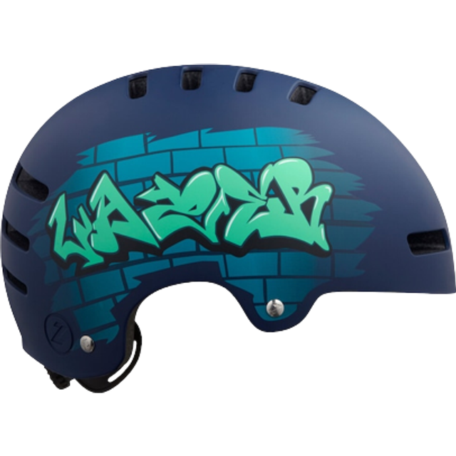 Lazer One+ MIPS Hjälm Matte Blue Graffiti, Str. S - Blå (S)