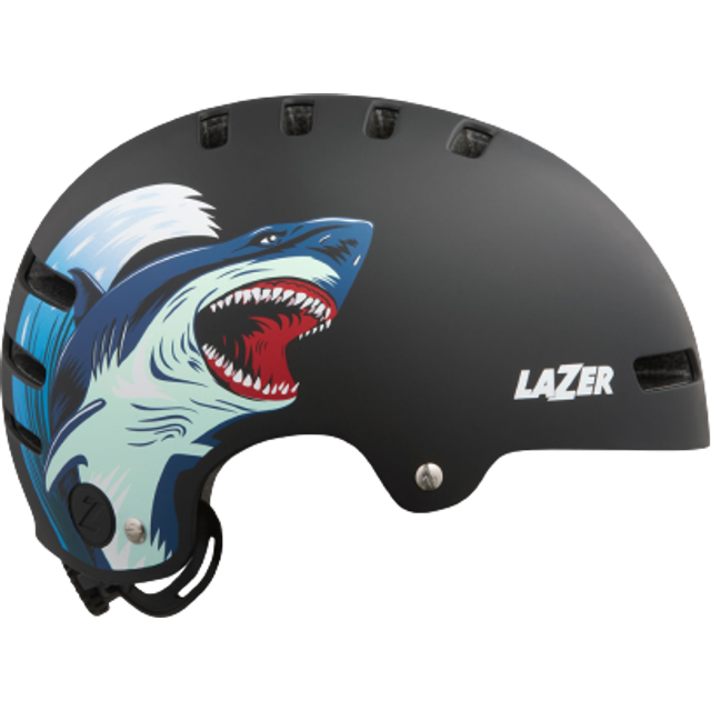 Lazer One+ MIPS | Cykelhjälm barn | Small 52-56cm | Shark Matte Black