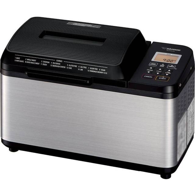 Zojirushi BB-PDC20BA Home Bakery Virtuoso Plus Breadmaker with Oven Mitts and Measuring Spoons in Black