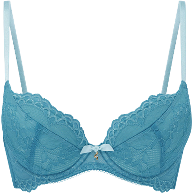 Gossard Superboost Lace Plunge Bra Blue - Ocean Blue - 34E