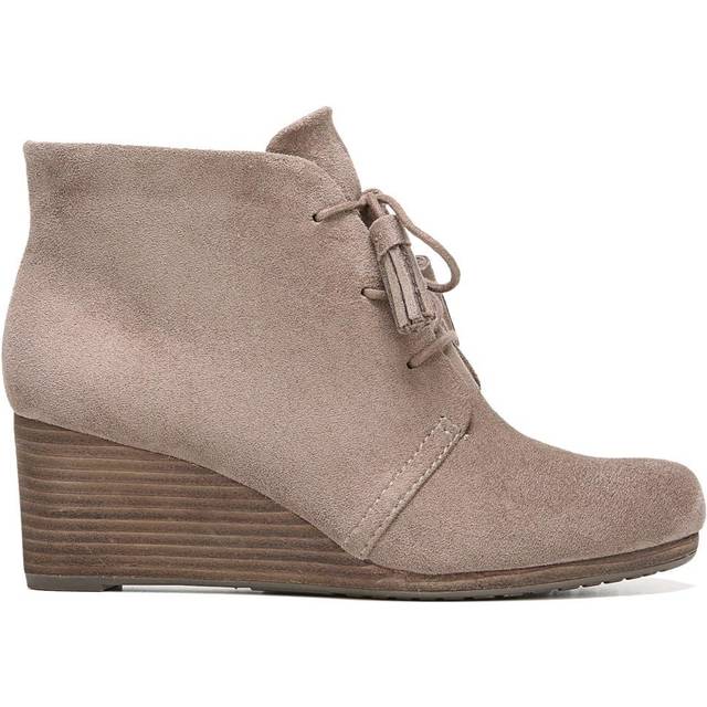Dr. Scholl's Shoes Women's Dakota Boot  Stucco Microfiber Suede  9.5 M