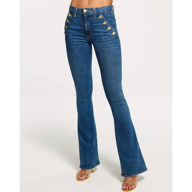 Helena Mid-Rise Flare Jeans - MEDIUM WASH - 27