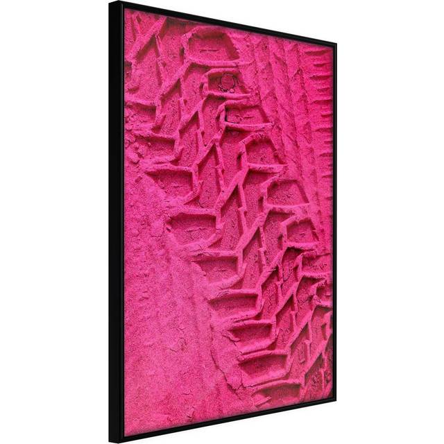 Inramad Poster / Tavla - Amaranth Sand - 30x45 Svart ram