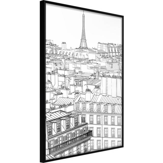 Inramad Poster / Tavla - Fashion Capital - 30x45 Svart ram