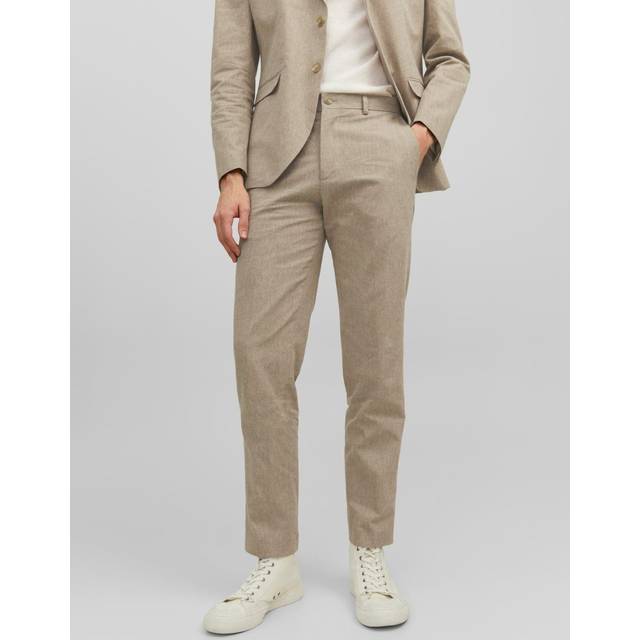 JACK & JONES herrkostymbyxor, Jprriviera linnebyxor, slim fit Sn