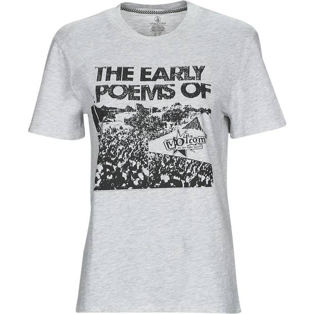 Women&#039;s Volcom Lock It Up T-shirt - Light Grey