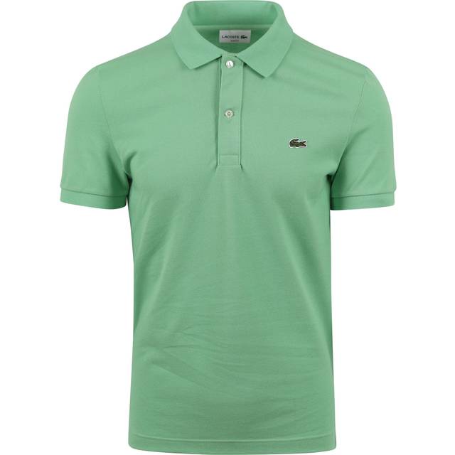 Lacoste, Topp, Herr, M, Bomull, Slimfit Flerfärgad Pikétröja - green (M)