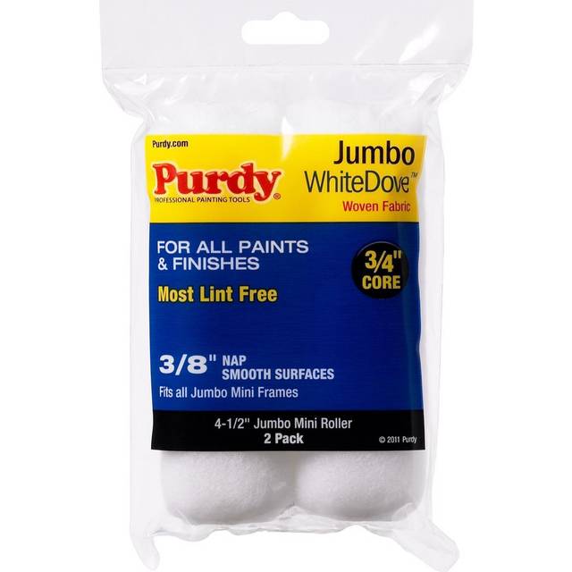 Purdy Jumbo White Dove 4.5" Roller Sleeve (Twin Pack)