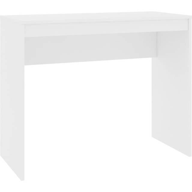 Skrivbord vit 90x40x72 cm konstruerat trä
