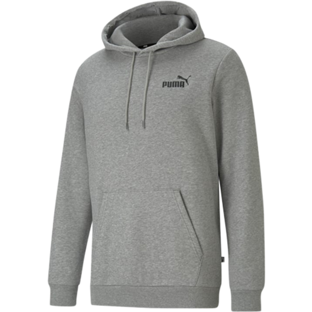 Puma Mens Essentials Logo Hoodie Colour: Black, Size: Extra Large
