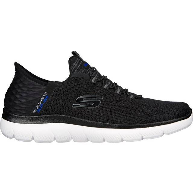 Skechers Summits Slip-Ins Trainers - Black Mesh, Black, Size 12, Men