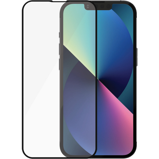 Panzerglass screen protector iphone 13 case friendly edge-to-edge black
