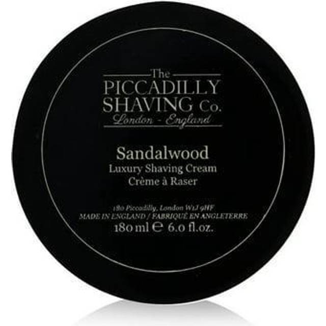 The Piccadilly Shaving Co. Sandalwood Luxury Shaving Cream 180g/6oz
