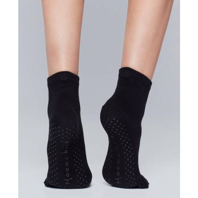 MOONCHILD YOGA WEAR Moonchild Grip Socks - High Rise |Svart |S (36-38)