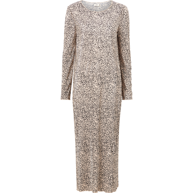 JDY - Maxiklänning jdyCita L/S Pleated Midi Dress Jrs - Beige