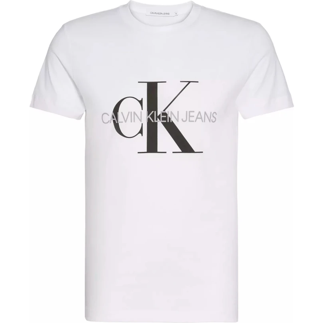 CALVIN KLEIN JEANS Core Monologo Slim Tee |Vit |M