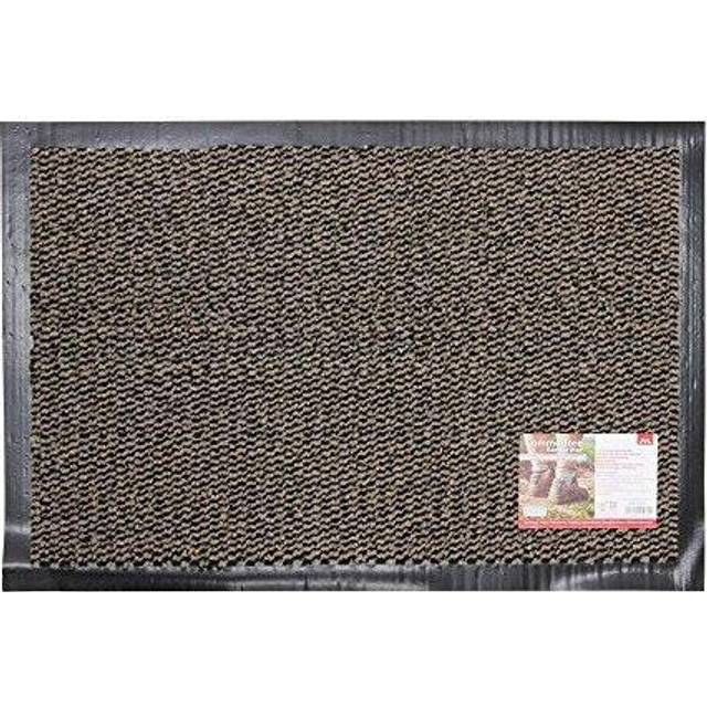 Commodore Vinyl Backed Barrier Doormat - Brown