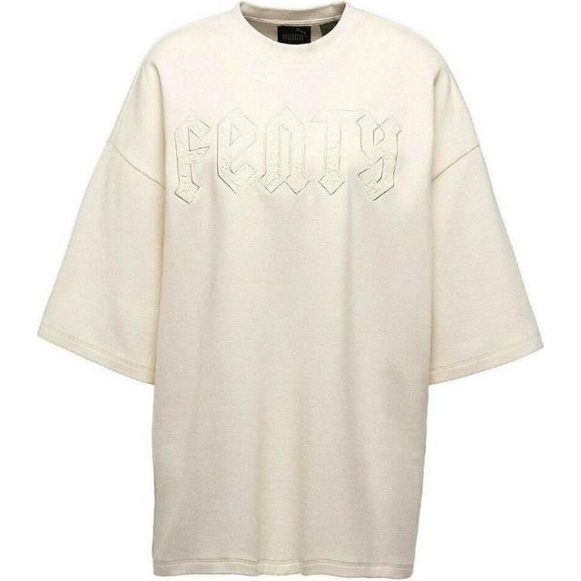 Puma x rihanna fenty oversized womens vanilla t-shirt