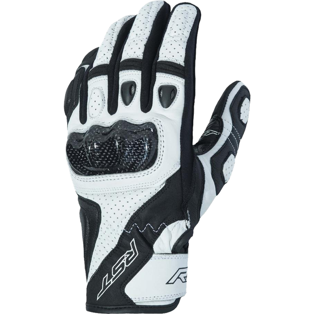 RST 2123 Stunt III CE Motorcycle Glove - Size 9 / Medium - White, White