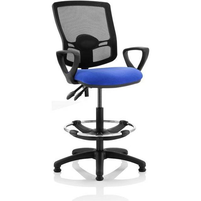 Eclipse Plus II Lever Operator Chair Mesh Back Blue Seat loop Arms