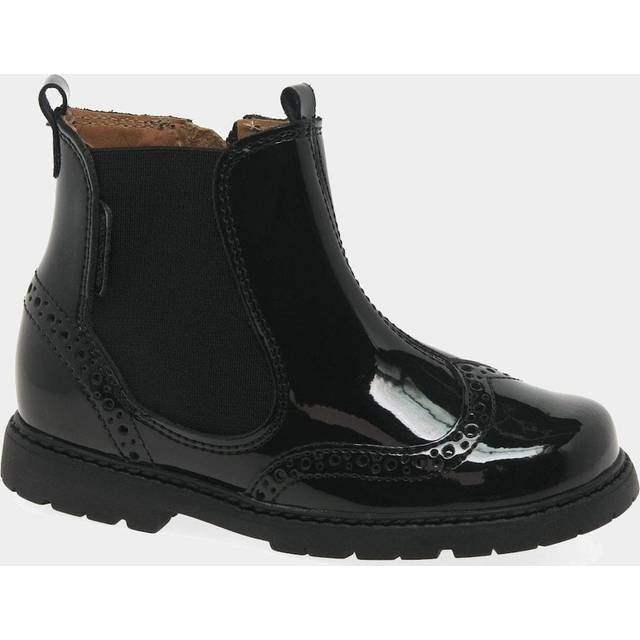 Start-Rite Kids' Patent Chelsea Boots, Black