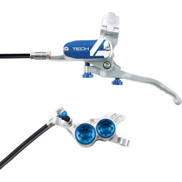Tech 4 V4 - No Rotor-Silver/Blue Hope Blue  - R/H