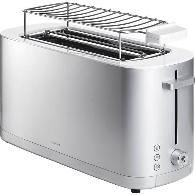 Zwilling Zwilling toaster with bread warmer 2 long slots Silver