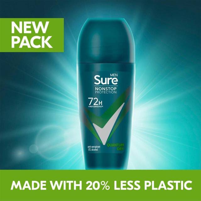 Sure Men Anti-perspirant Deo Roll On Quantum 50ml