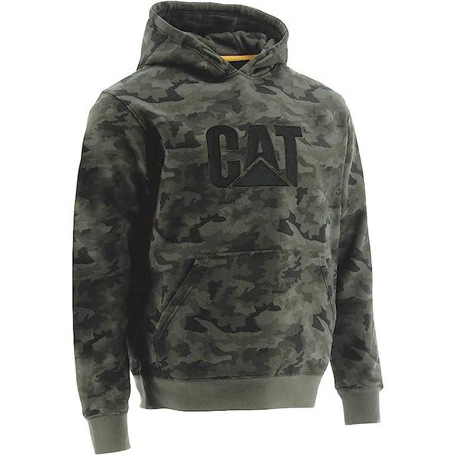 Caterpillar Trademark Hooded Sweatshirt - Night Camo - Large