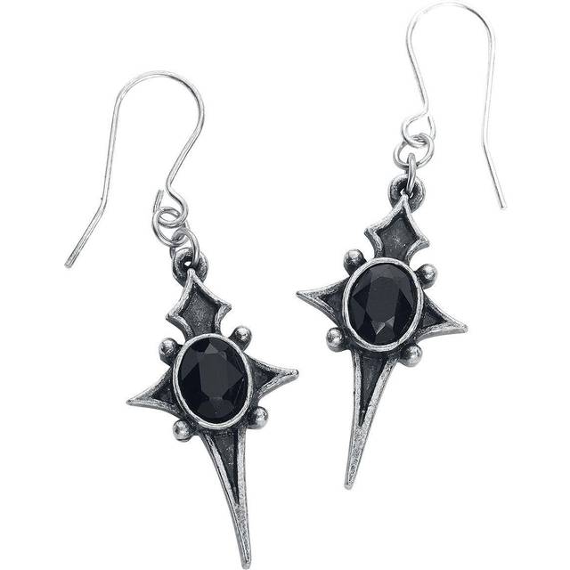 Alchemy Gothic Star Earrings Earring silver coloured - Onesize