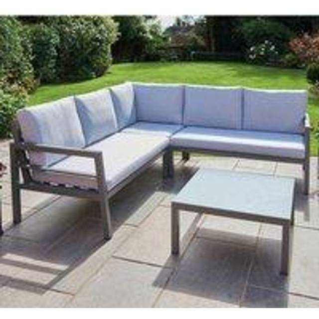 Greenhurst Oakley Corner Sofa Set - Grey, Grey