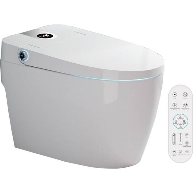 Ener-j Smart Intelligent Bidet Toilet With Inner Tank, White