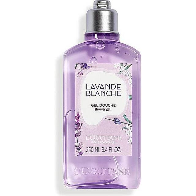 White Lavender Shower Gel 250ml | Enriched with White & Blue Lavender Essential Oil | Vegan & 99% Readily Biodegradable | Luxury Body Cleanser for All