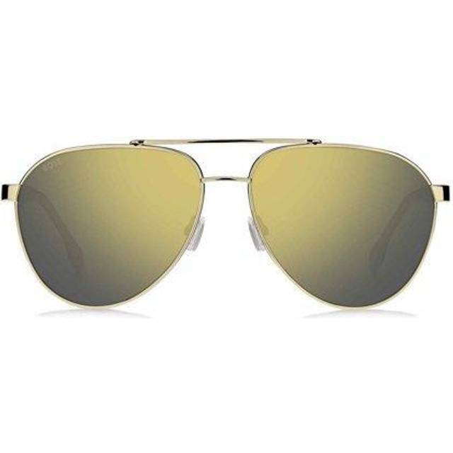 Herrsolglasögon Hugo Boss BOSS-1485-S-RHL Gyllene ø 60 mm