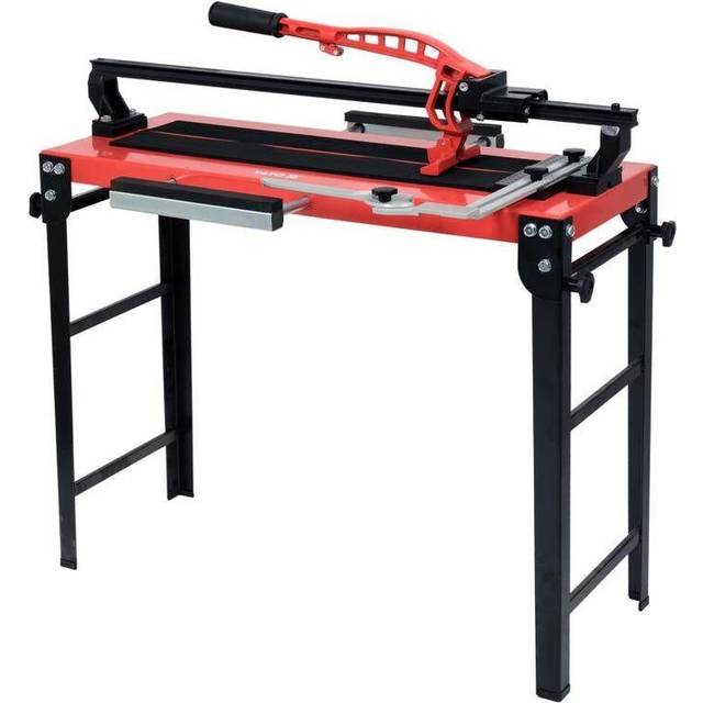 Tile Cutter Tile Cutting Machine Double Rails Fold Out Legs 600mm