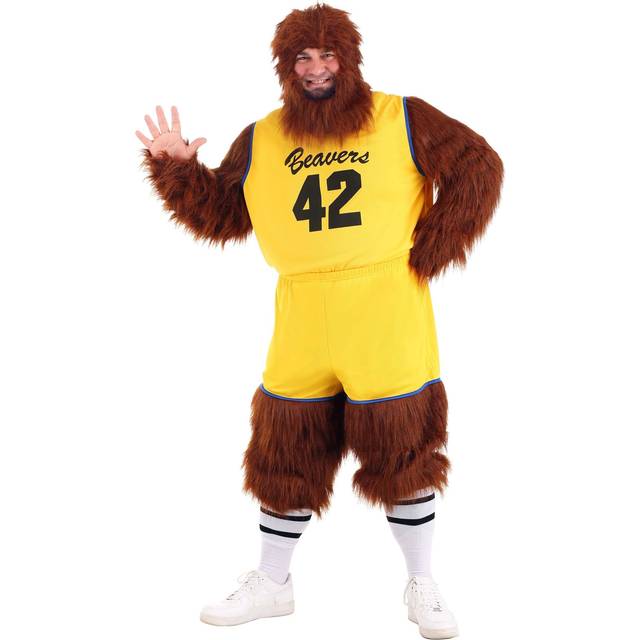 Plus Size Men's Teen Wolf Costume | Movie Costumes - Yellow&#47;Blue (2XT)