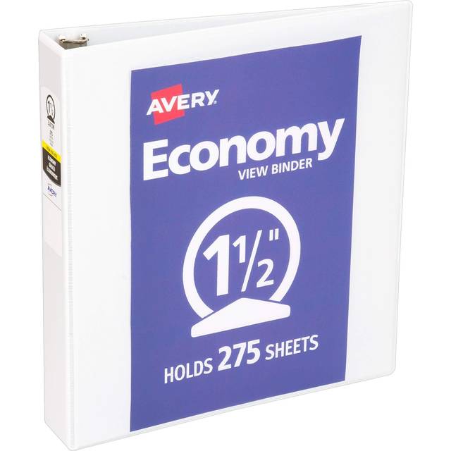 Avery Economy View 3 Ringbind 1.5 Runde Ringe