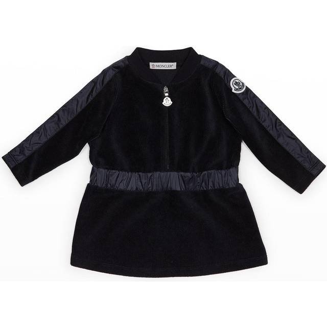 Moncler Enfant Girls Navy Blue Cotton Dress - 12-18 month