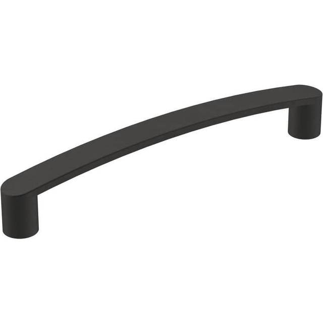 Amerock | Cabinet Pull | Matte Black | 5-1/16 inch (128 mm) Center-to-Center | Rift | 1 Pack | Drawer Pull | Cabinet Handle | Cabinet Hardware