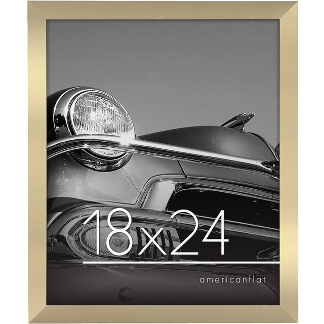 Americanflat 18x24 Poster Frame with Polished Plexiglass - Epic Collection - Gallery Wall Frames with Engineered Wood - Wide Photo Frame for Wall Disp