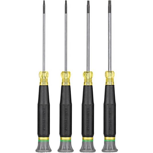 Klein Tools 85616 Precision Torx Screwdriver Set, Tamperproof TORX Security Screwdrivers, Ideal for Electronics, Home Repair