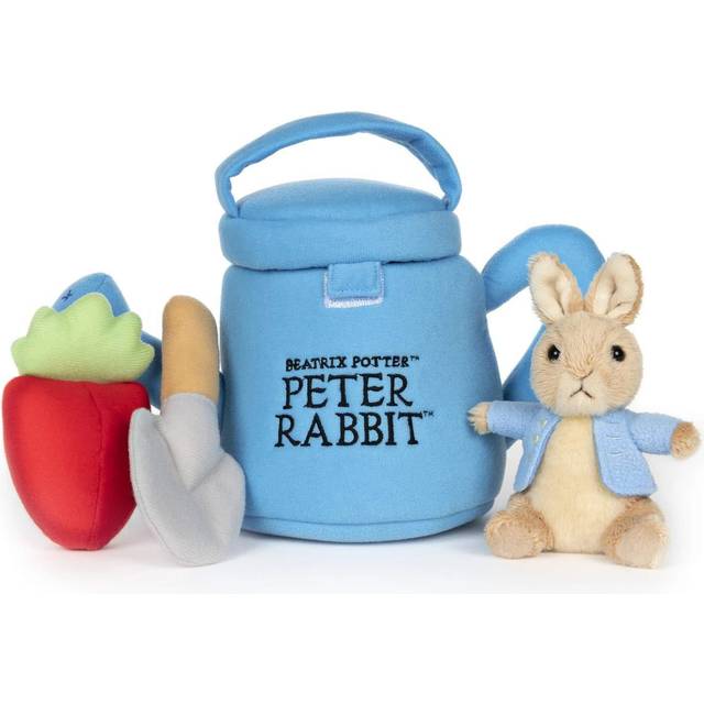 Gund Beatrix Potter Peter Rabbit Easter Basket Plush Playset  5 Pieces