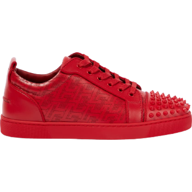 Christian Louboutin Louis Junior Spikes sneakers - red (UK 12)